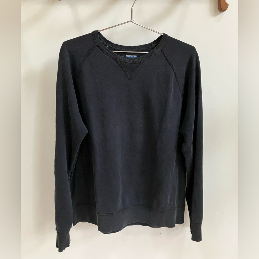 J. Crew Mens crewneck sweatshirt - black